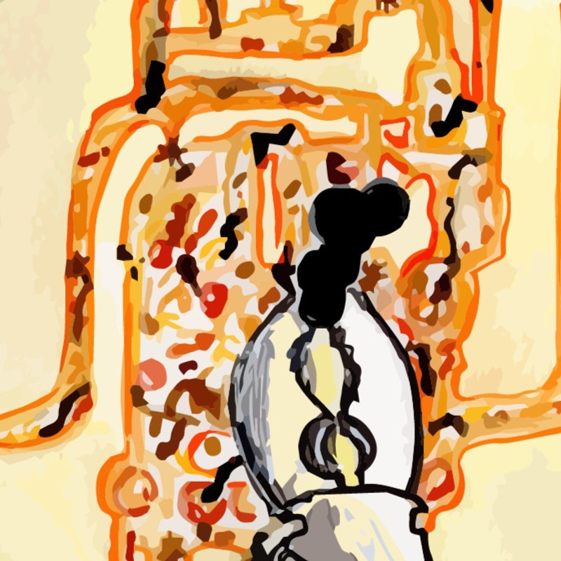 Biodegradation research illustration