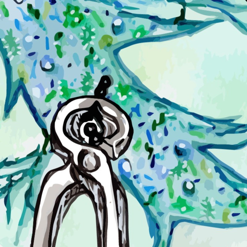 Soil microbial research illustration